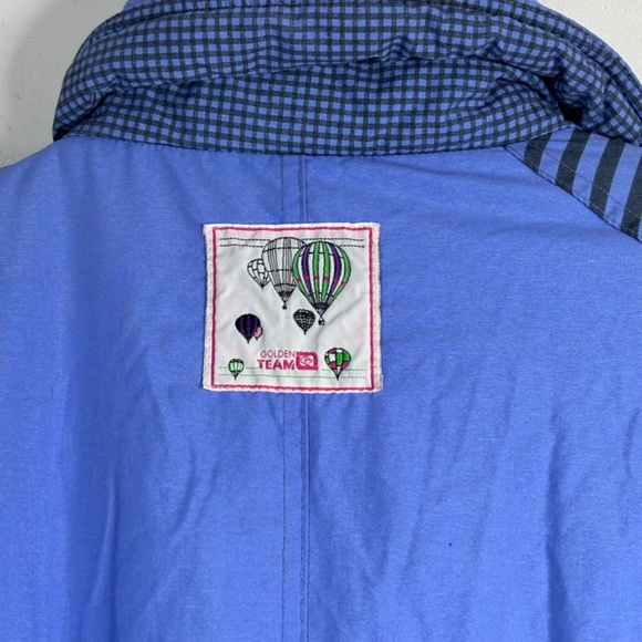 VTG 80s Ski Suit One Piece Snowsuit Womens 16 Powder Blue Retro Made in Italy - Picture 9 of 16